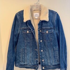 Old Navy Cream Sherpa Jacket